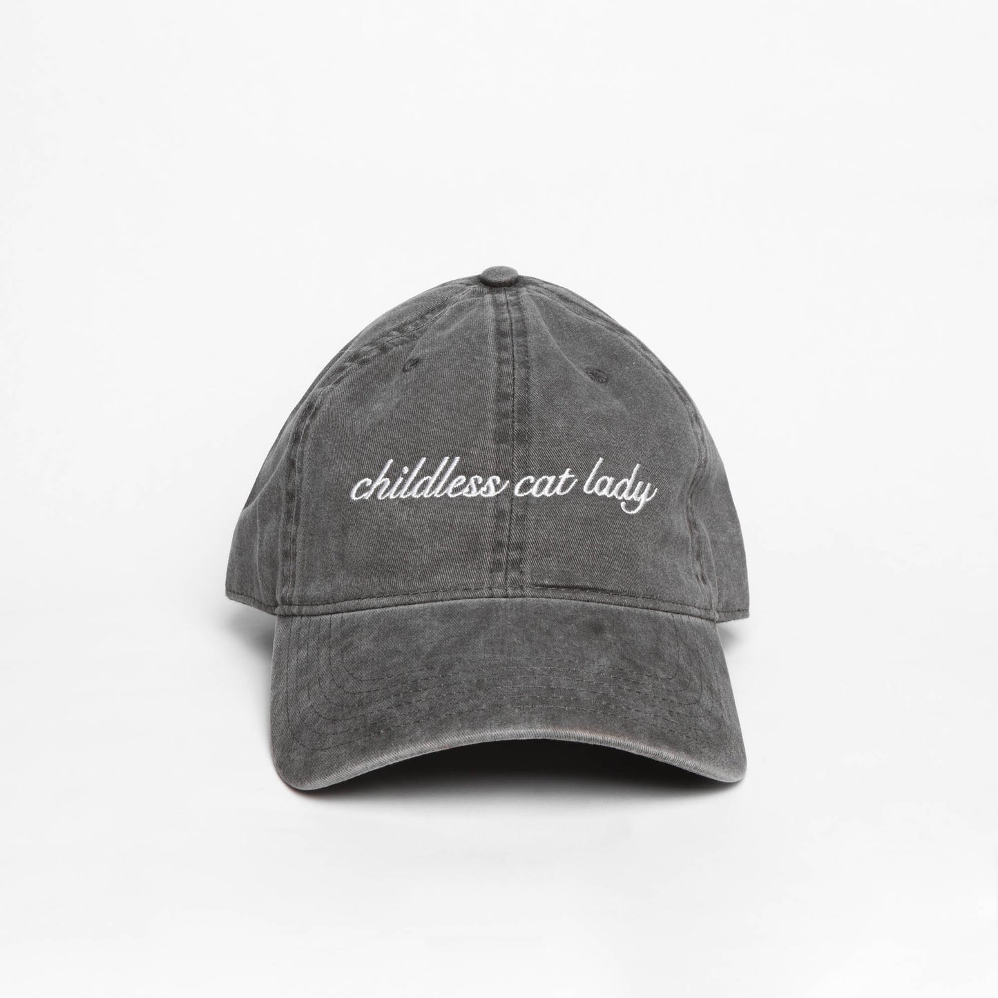 Childless Cat Lady 6-Panel Dad Hat